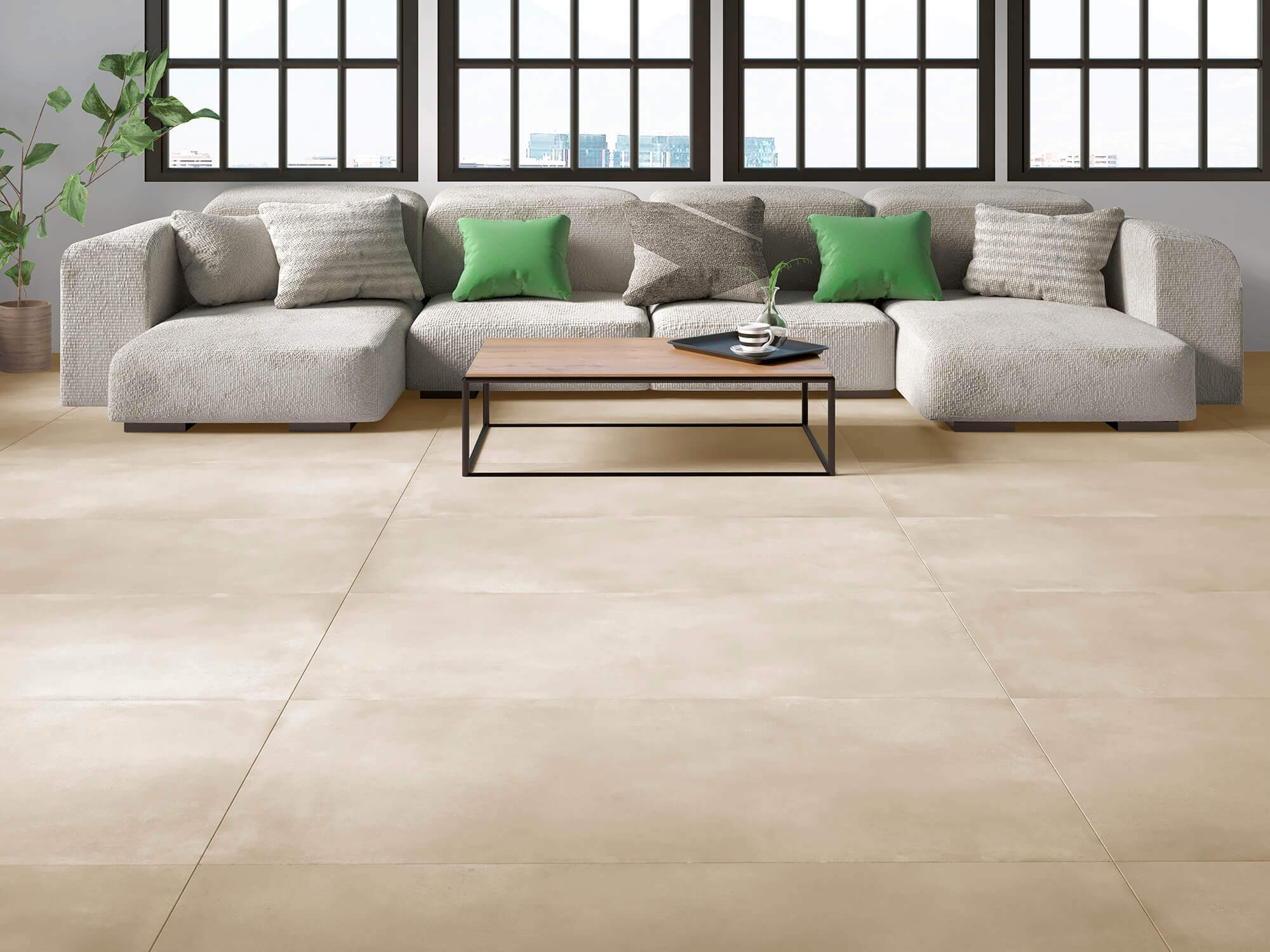 Placa ceramica MANHATTAN SAND 60X120 - Navarti